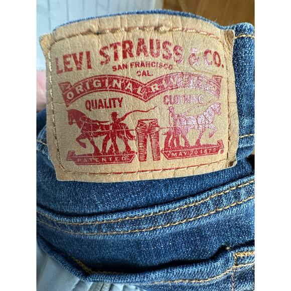 Levis Womans 29 LINE 8 511 SKINNY Cropped Jeans Stretch Denim Pedal Pushers EUC! - Picture 6 of 6